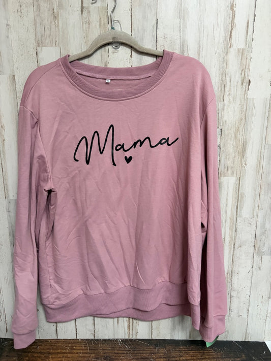 LIGHT PURPLE  MAMA SWEATSHIRT, LADIES XL