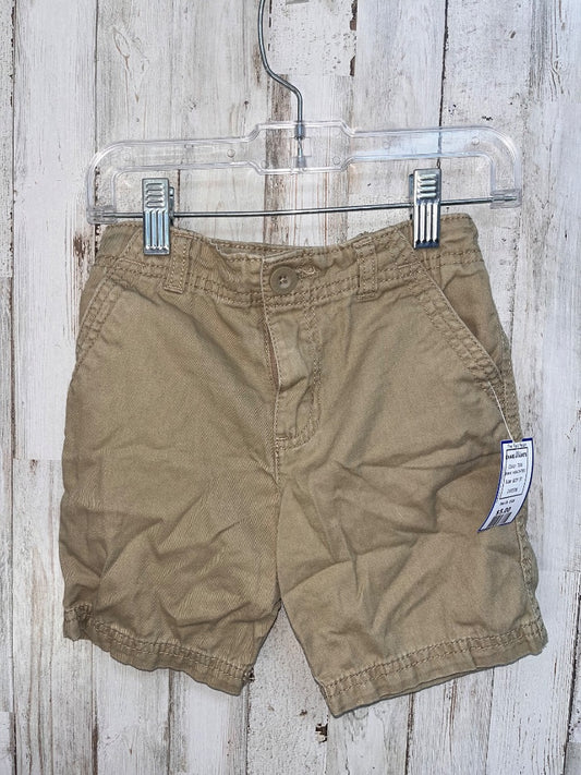 TAN HEALTHTEX KHAKI SHORTS, BOY 3T