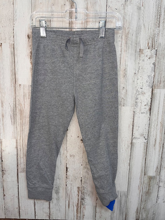 GREY GARANIMALS COTTON JOGGERS, BOY 4T