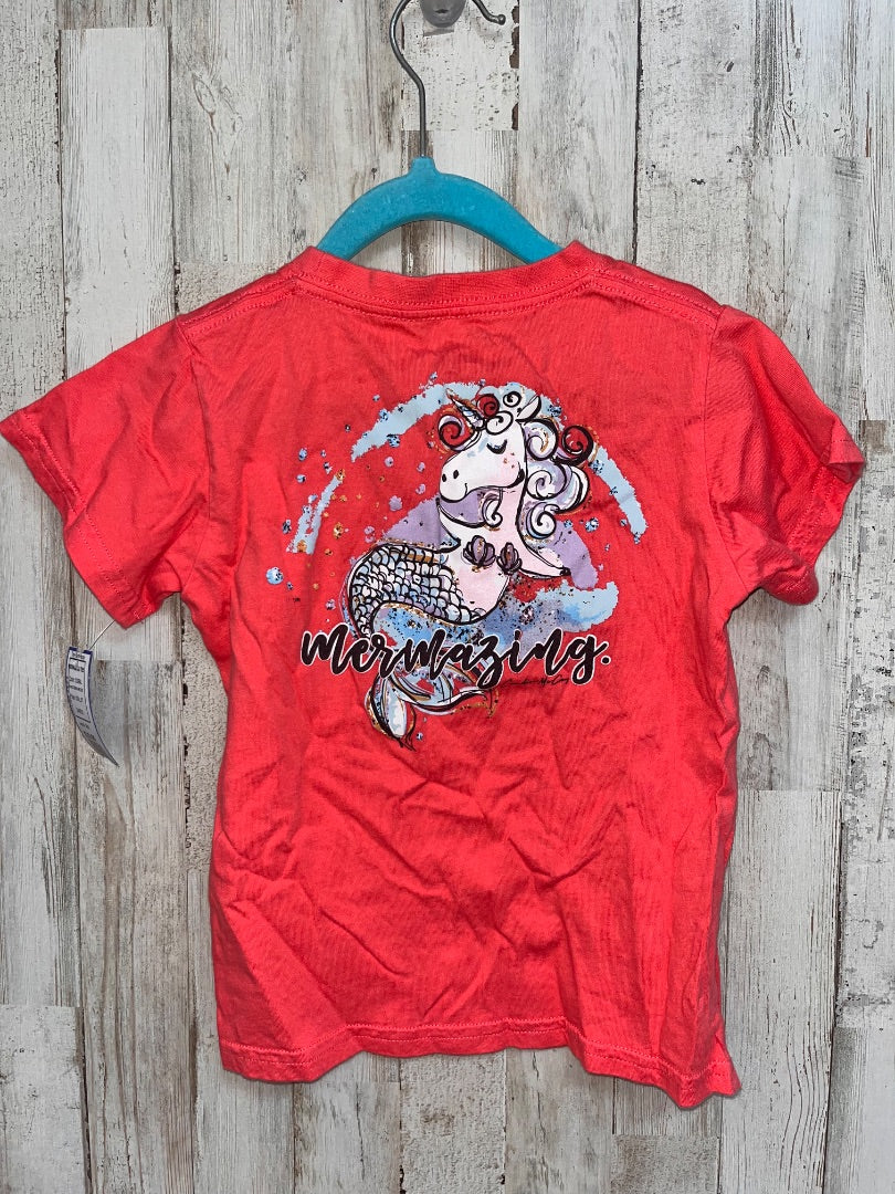 CORAL CARDIN MCCOY MERMAZING TEE, GIRL 3T