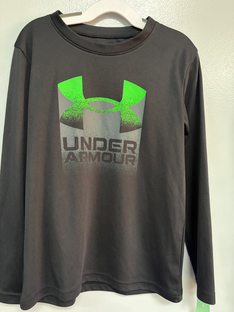 BLACK/LIME UNDER ARMOUR , BOY 7