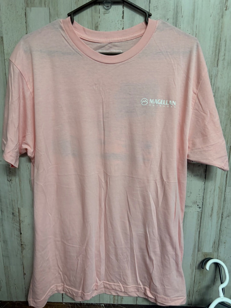 PINK MAGELLAN BOAT TEE, LADIES L