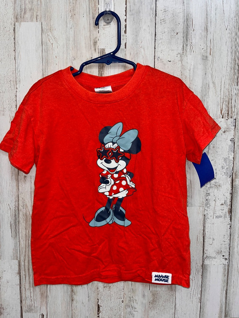 RED DISNEY MINNIE TEE, GIRL 4T