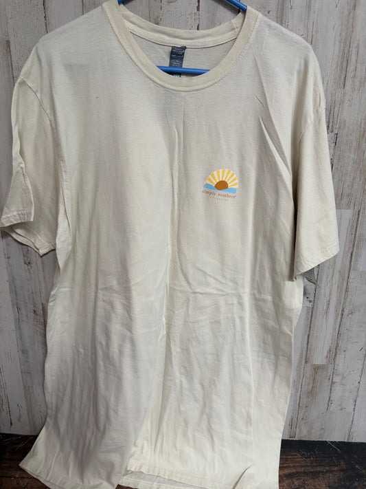 CREAM SIMPLY SOUTHERN MERCIES TEE, LADIES XL