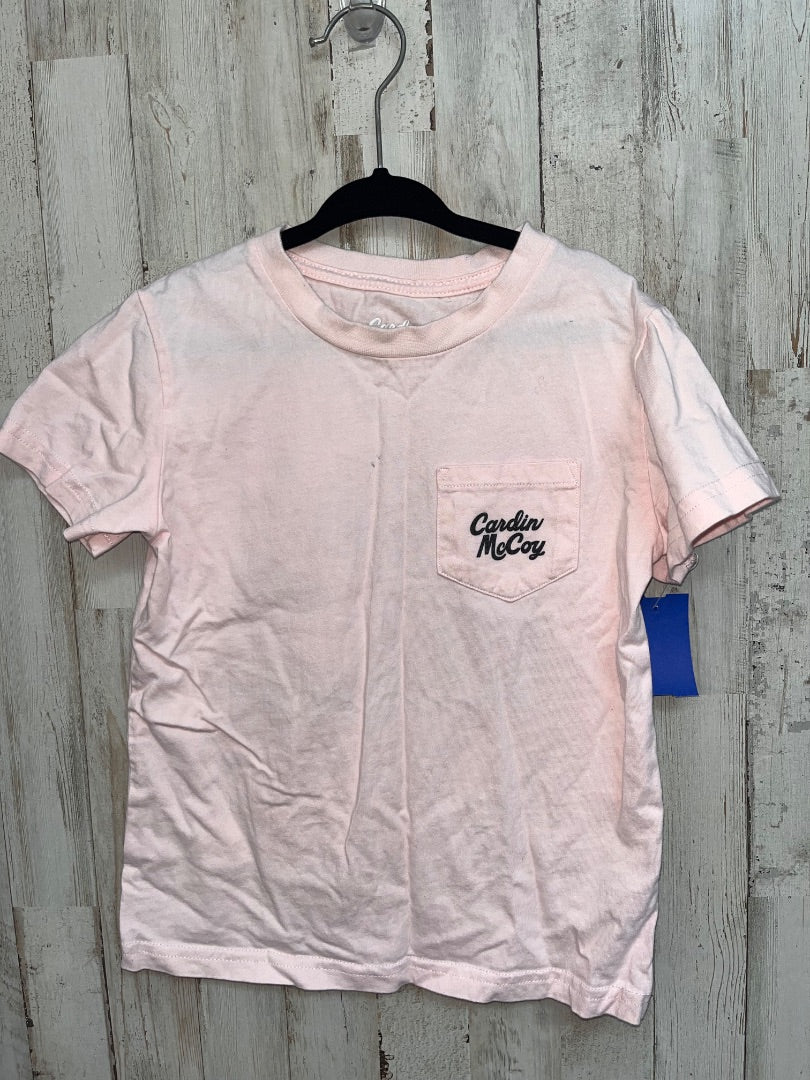 PINK CARDIN MCCOY SNACK BANDIT TEE, GIRL 4T