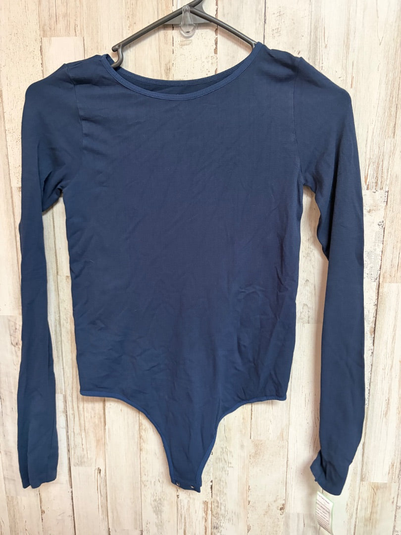 NAVY FREE PEOPLE SOFT BODY SUIT, LADIES XS