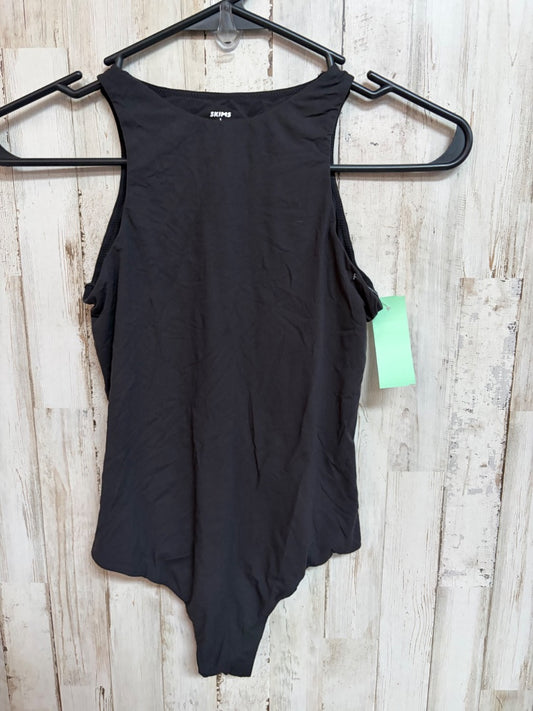 BLACK SKIMS TANK BODYSUIT, LADIES S