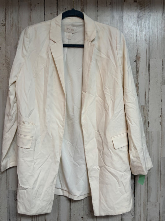 IVORY CHICOS LONG BLAZER, LADIES S