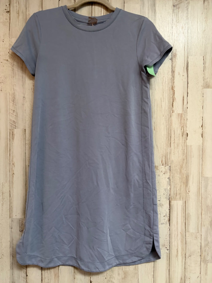 DUSTY BLUE CALIA T SHIRT DRESS, LADIES S
