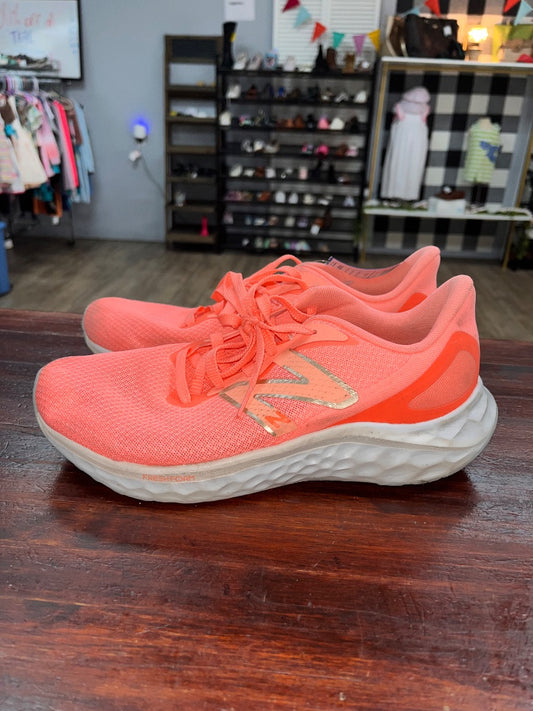 BRIGHT CORAL NEW BALANCE SNEAKERS, SHOES A9.5