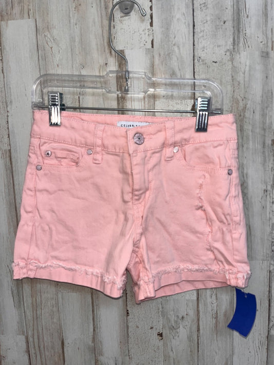 PINK CELEBRITY PINK RAW EDGE SHORTS, GIRL 10