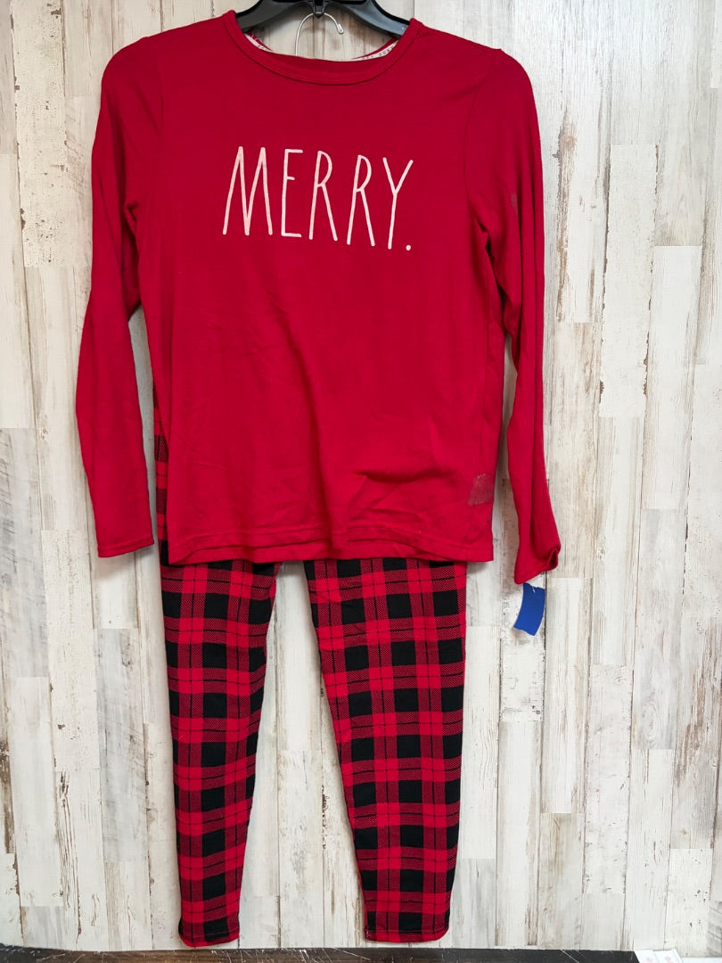 RED RAE DUNN MERRY 2PC PJ SET, LADIES S