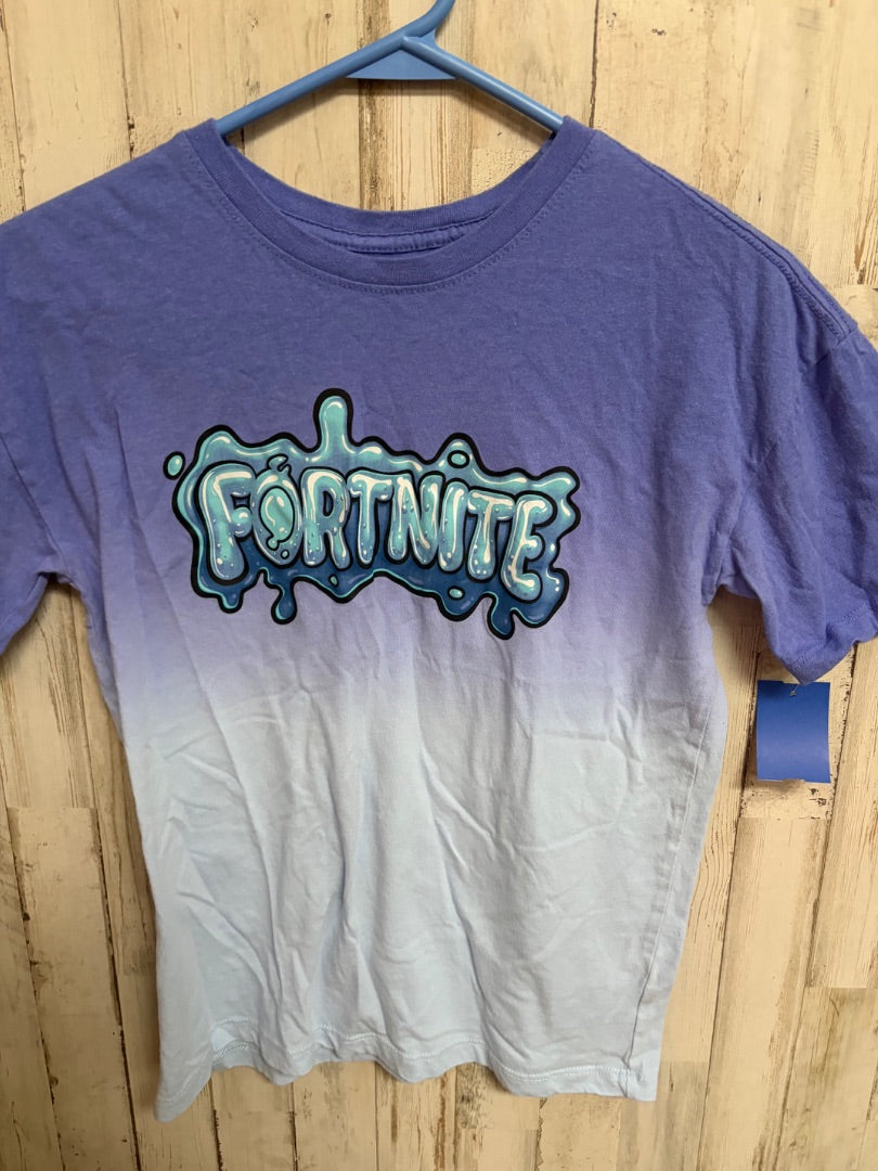 BLUE FORTNITE LOGO DYE TEE, BOY 8