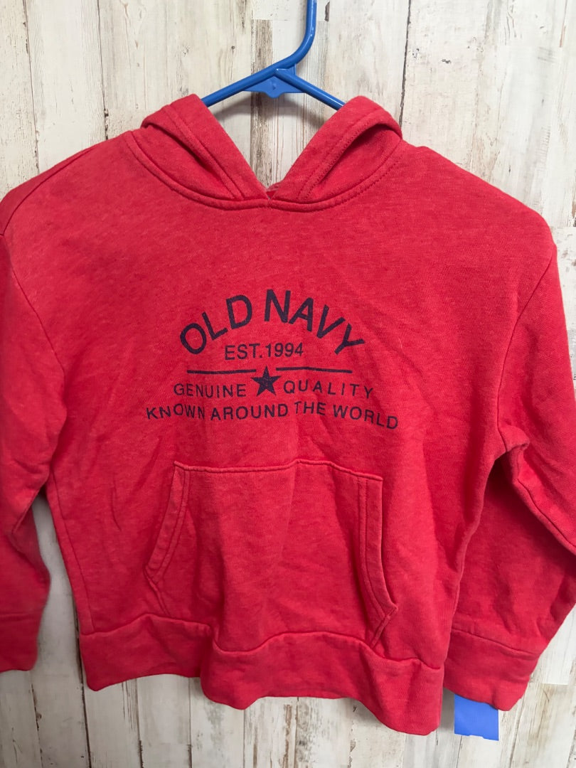 RED OLD NAVY LOGO HOODIE, BOY 8