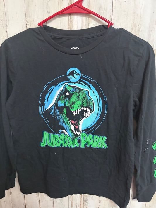 BLACK JURRASIC PARK DINO LONG SLEEVE, BOY 8