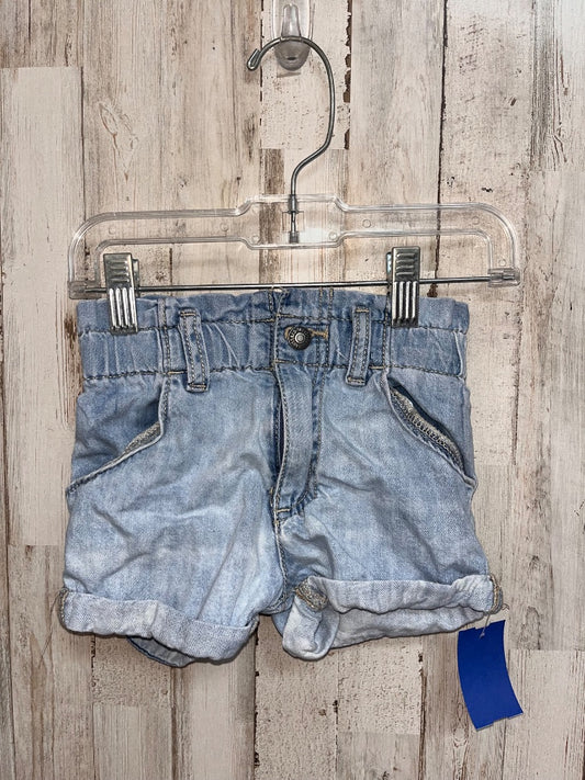 JEAN LEVIS DENIM CUFF SHORTS, GIRL 2T