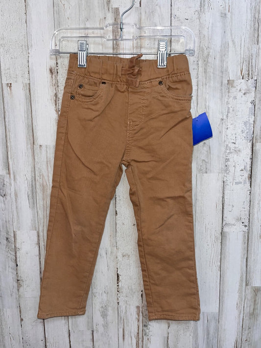 TAN CARTERS KHAKI SKINNIES, BOY 3T