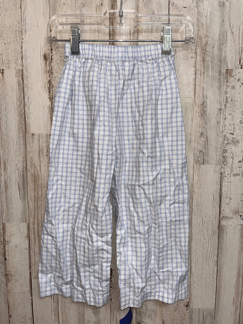 WHITE/BLUE BOUTIQUE PLAID PANTS, BOY 3T