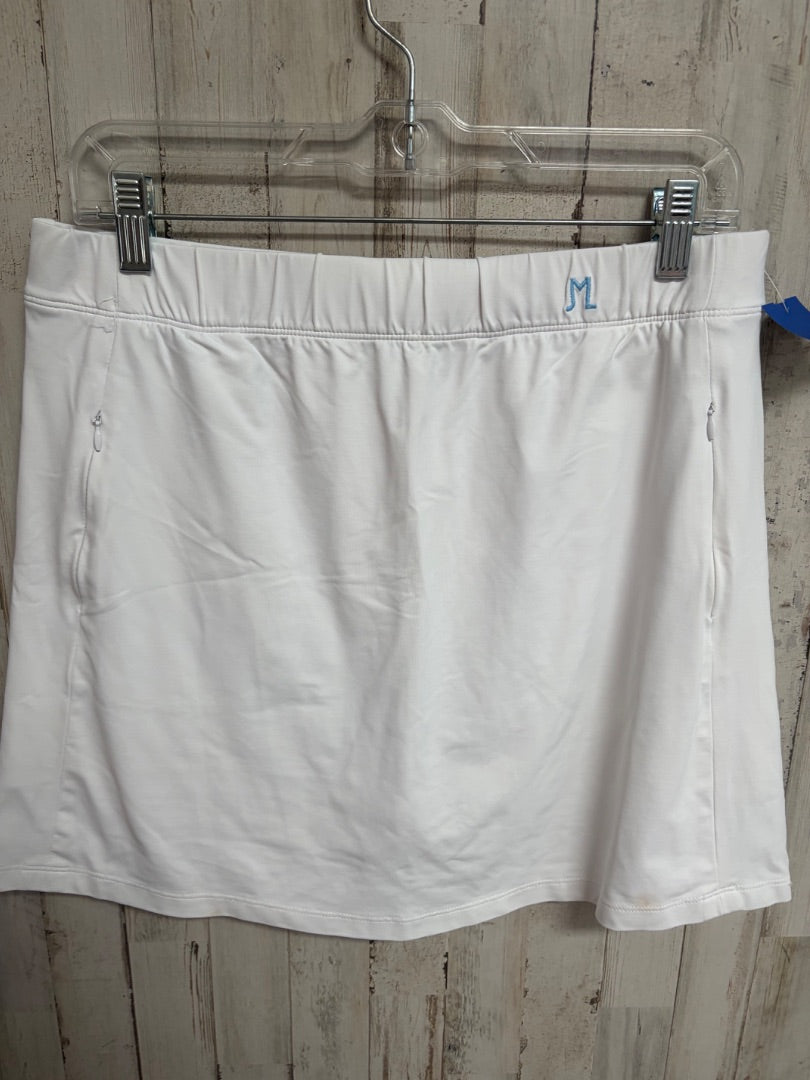 WHITE J MCLAUGHLIN TENNIS SKORT, LADIES M
