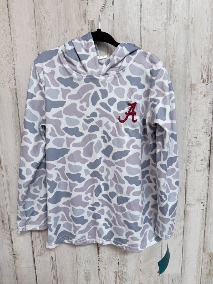 GREY BOUTIQUE DUCK CAMO ALABAMA HOODIE, BOY 5/6