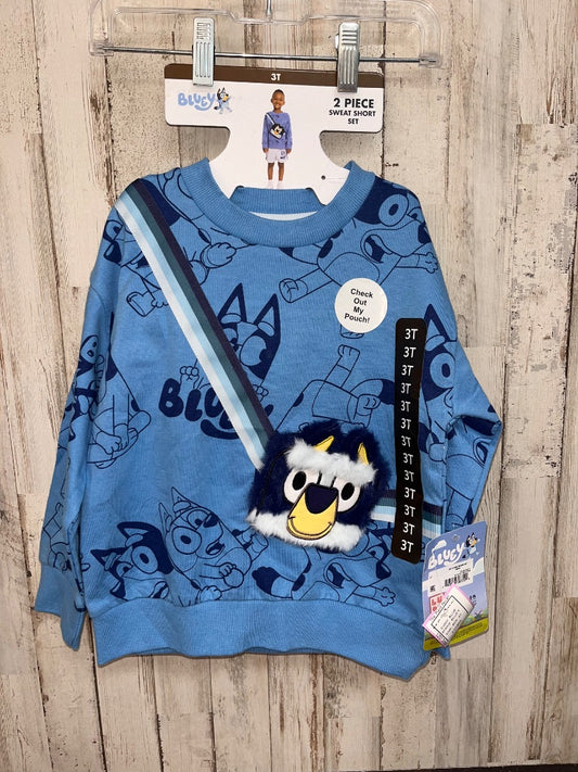 BLUE BLUEY NEW 2PC CHARACTER SET, BOY 3T