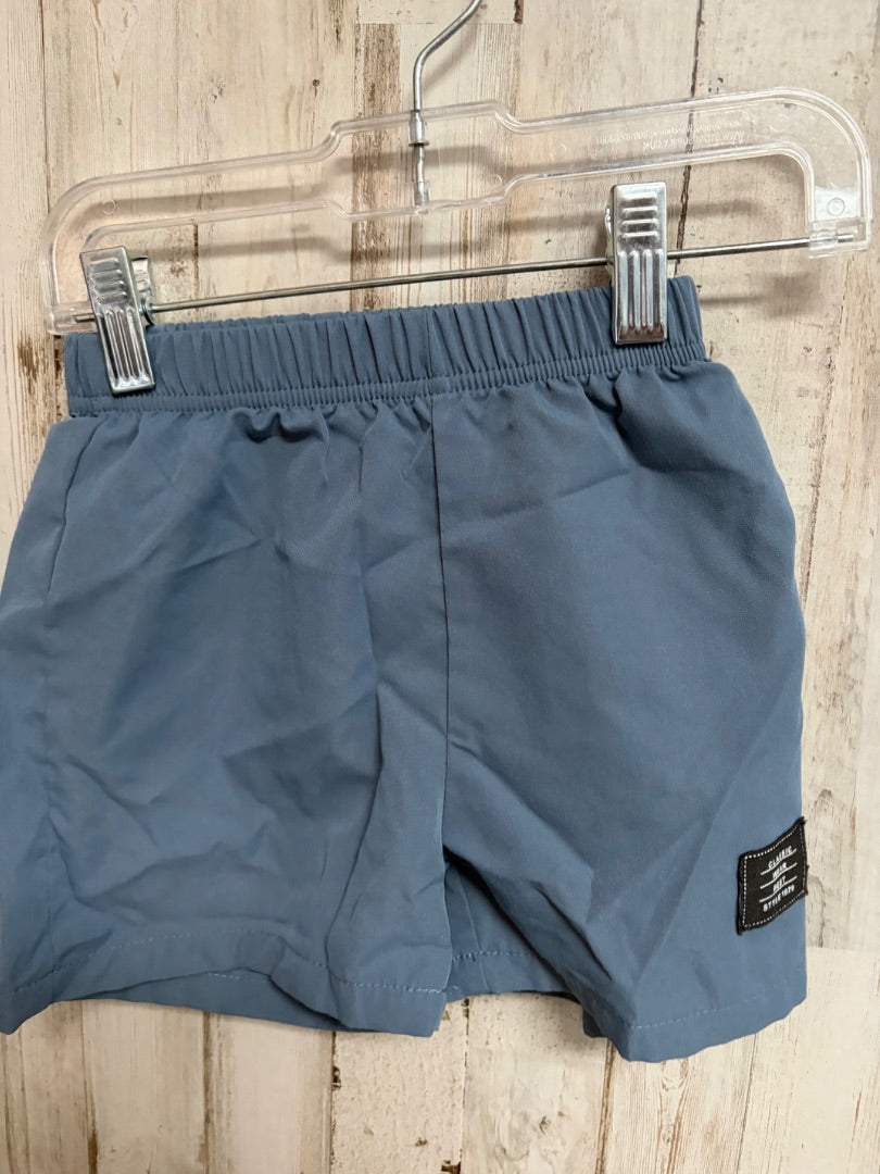 STEEL BLUE SHEIN DRY FIT SHORTS, BOY 3/4