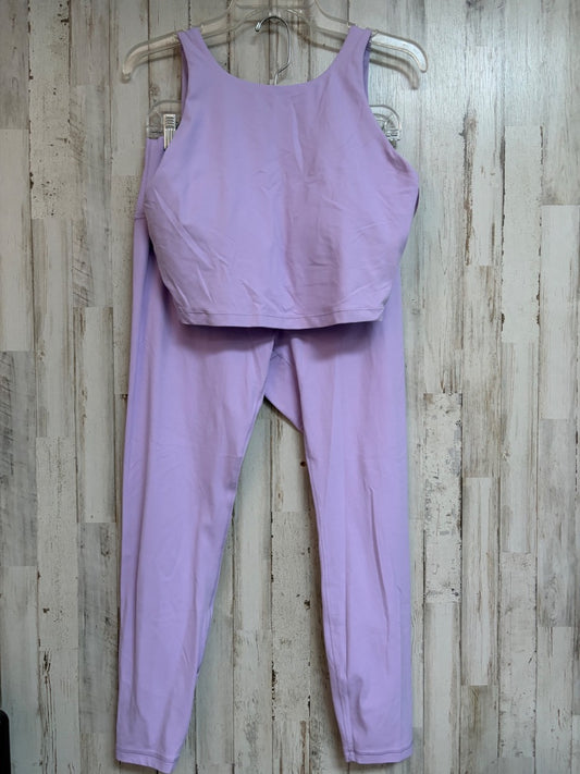 LILAC CRZ YOGA 2PC DRY FIT SET, LADIES XL