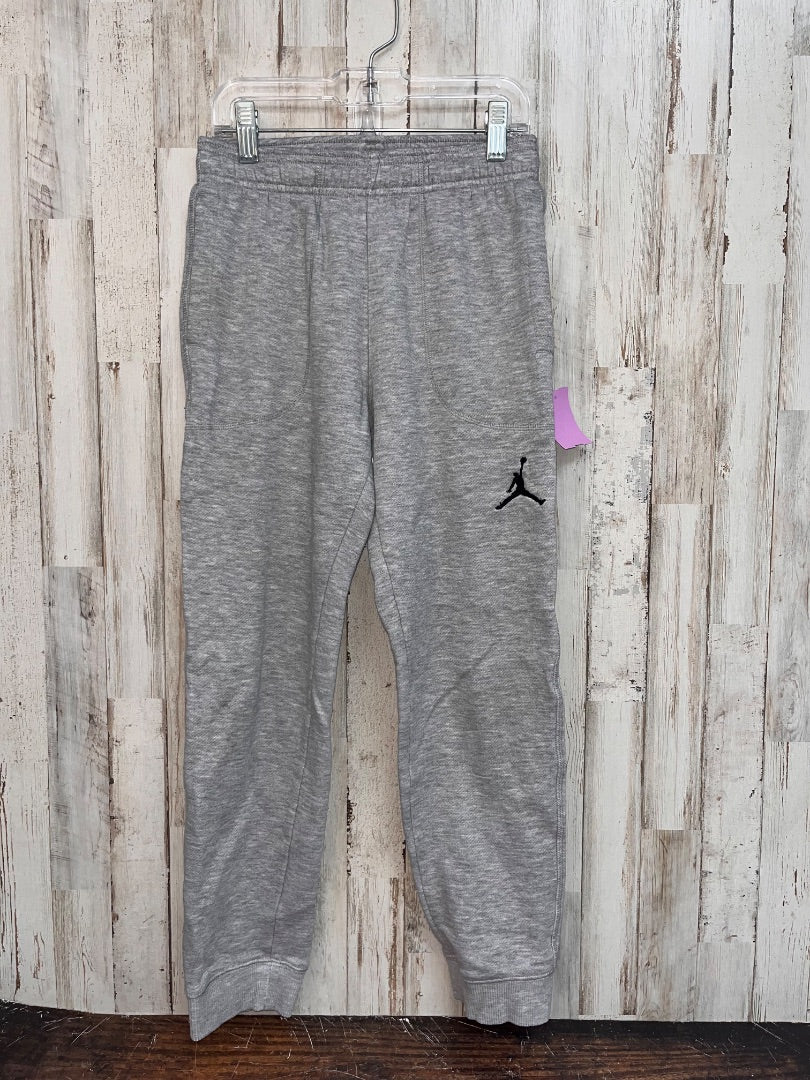 GREY JORDAN HEATHER JOGGERS, BOY 10