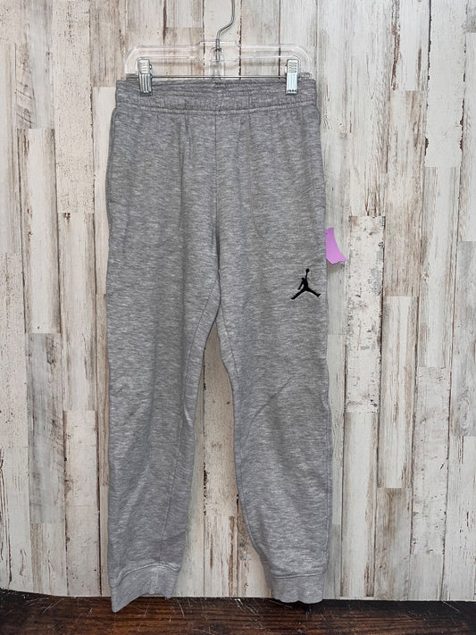 GREY JORDAN HEATHER JOGGERS, BOY 10