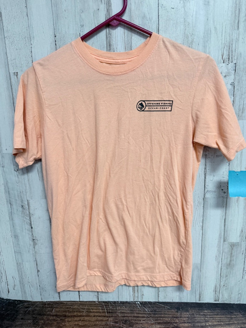 ORANGE OCEAN + COAST OFFSHORE FISHING TEE, BOY 14