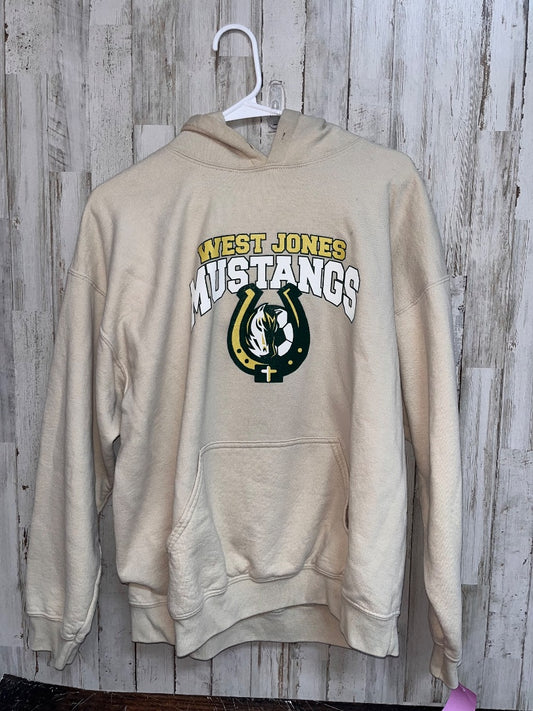 TAN GILDAN WEST JONES HOODIE, LADIES L