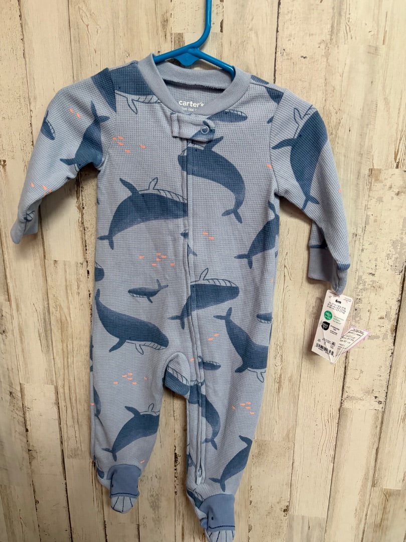 BLUE CARTERS NEW WHALE SLEEPER, BOY 6M