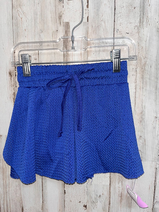 BLUE BTWEEN MESH BUTTERFLY SHORTS, GIRL 5