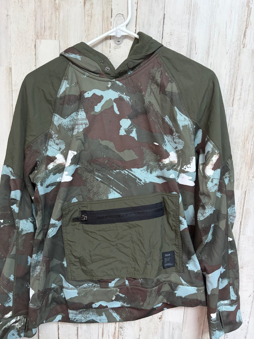 OLIVE ATHLETIC WORKS MULTI PRINT DRY FIT HOODIE, BOY 14/16