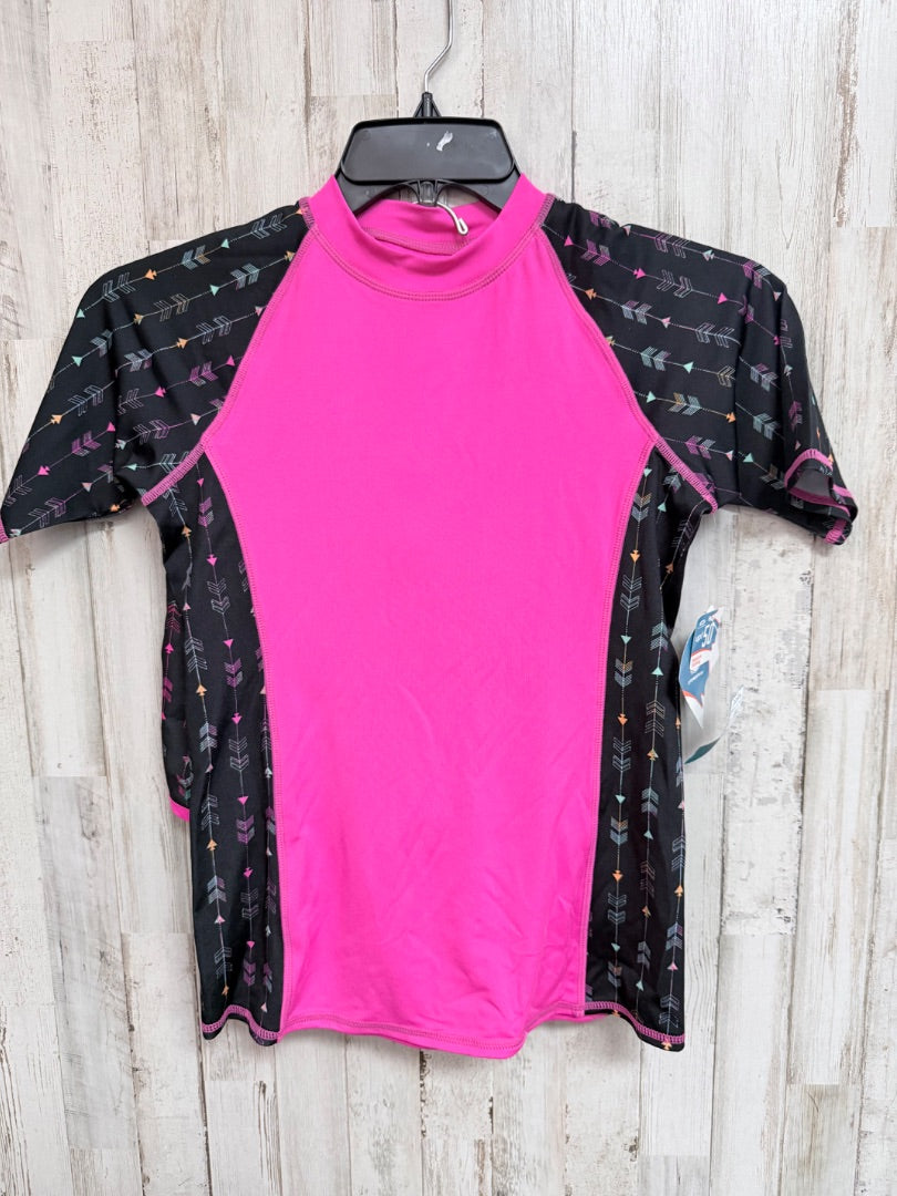 pink/black O'RAGEOUS NEW 2pc  rashgaurd, girl 12/14