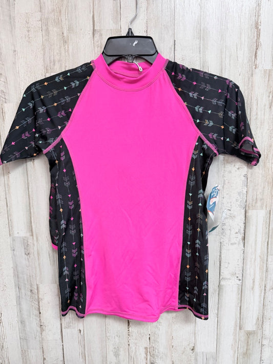 pink/black O'RAGEOUS NEW 2pc  rashgaurd, girl 12/14