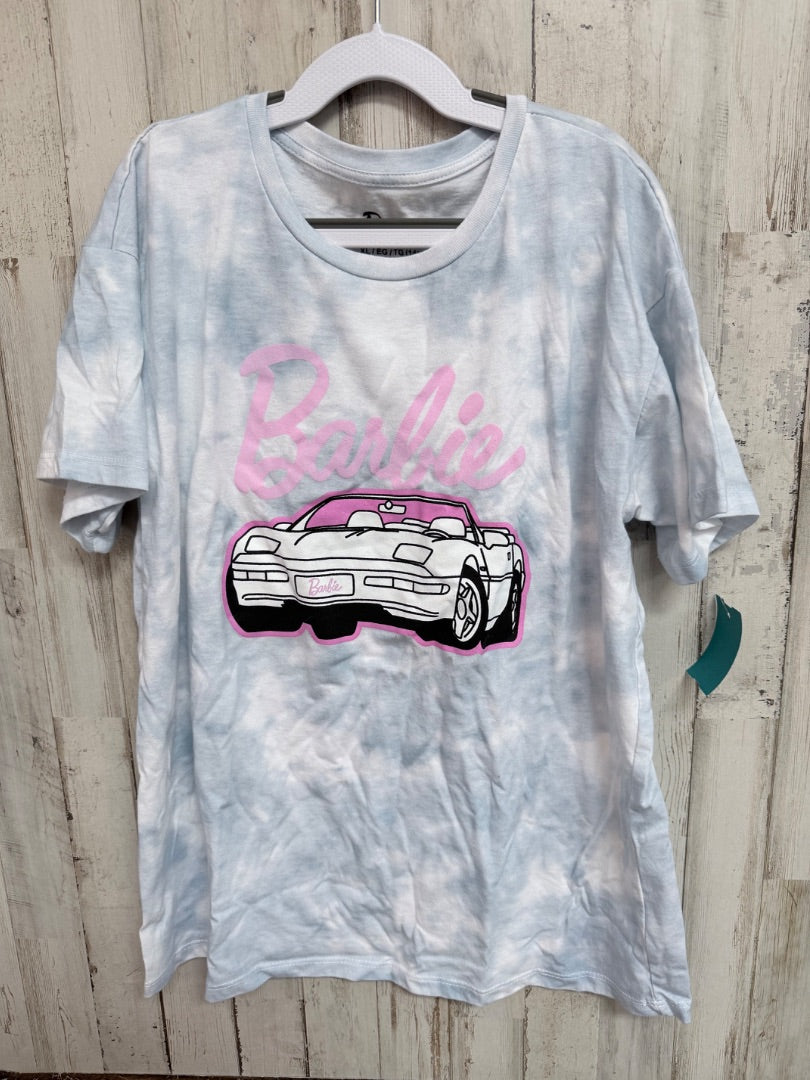 blue barbie car tee, girl 14/16