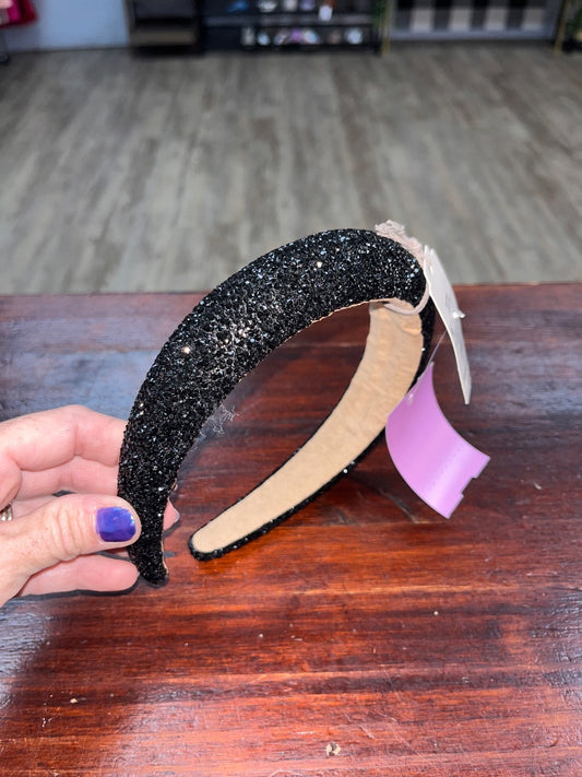 BLACK A NEW DAY NEW GLITTER HEADBAND, GIRLS