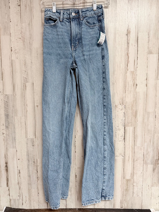 BLUE &DENIM SZ0 STRAIGHT JEANS, LADIES XS