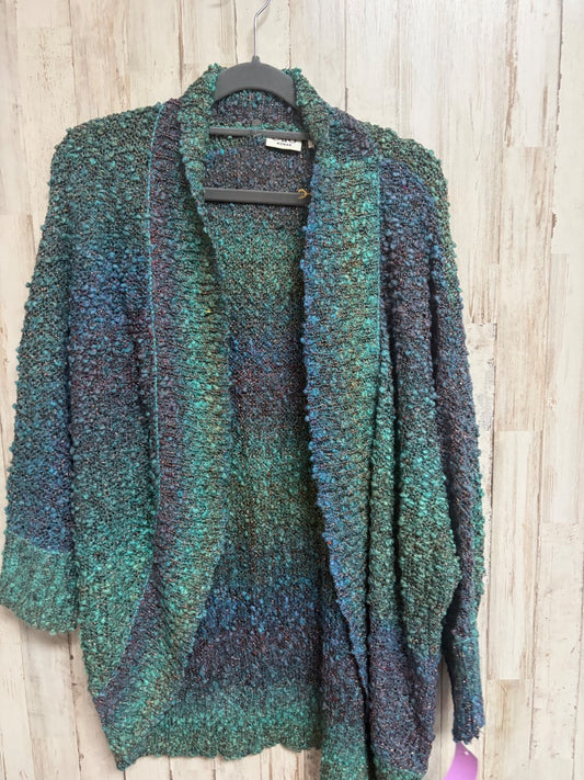 GREEN CATO 18/20 POPCORN KNIT SHIMMER SWEATER, LADIES 2X
