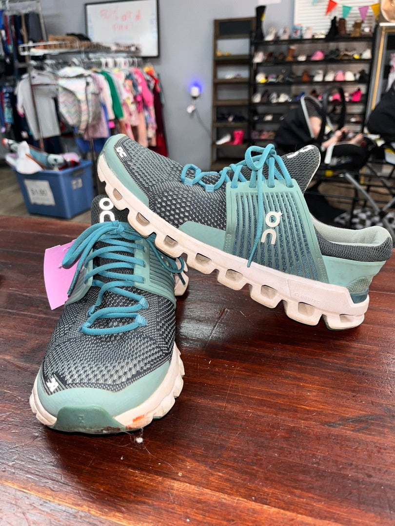 TEAL ON CLOUD CLOUDTEC SNEAKERS, SHOES A8.5