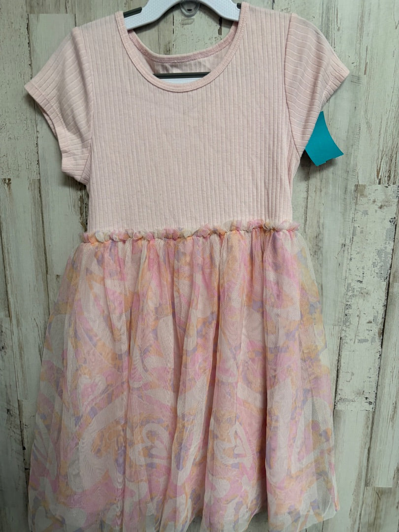 PINK WONDER NATION RIBBED HEART TUTU DRESS, GIRL 6
