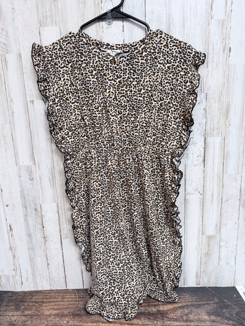 TAN HAYDEN GIRLS CHEETAH DRESS, GIRLS 14/16
