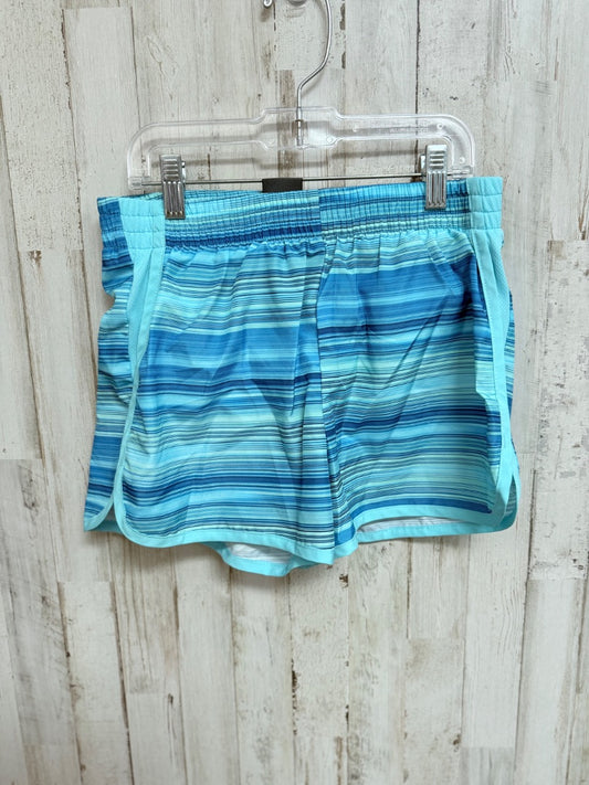BLUE CHAMPION PRINTED SHORTS, GIRLS 10/12