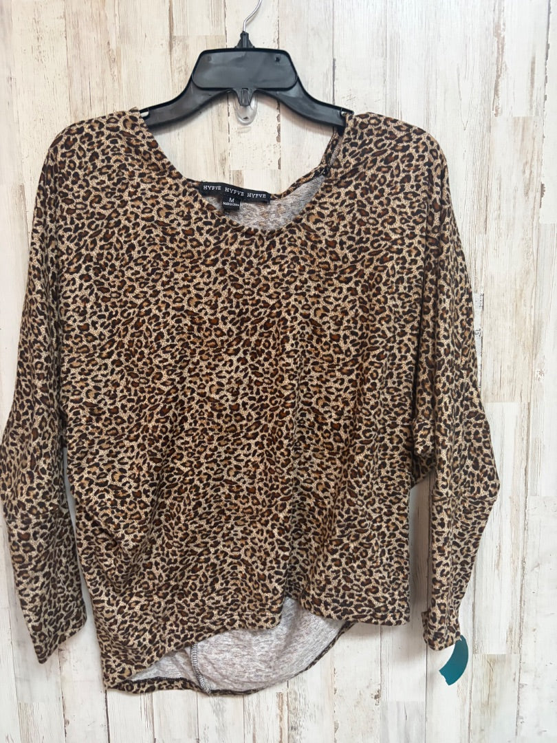 TAN HYVE CHEETAH LONG SLEEVE, LADIES M