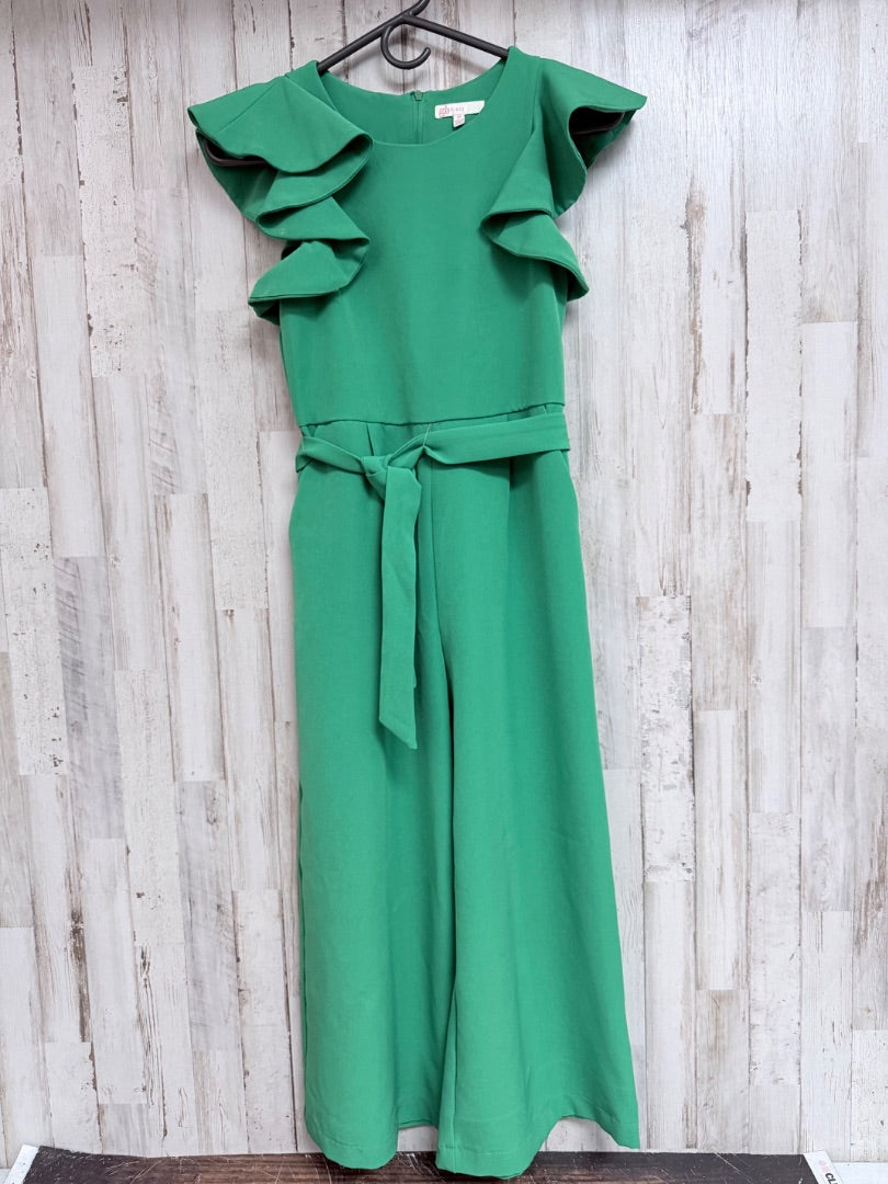 GREEN GB GIRLS RUFFLE JUMPER, GIRLS 12