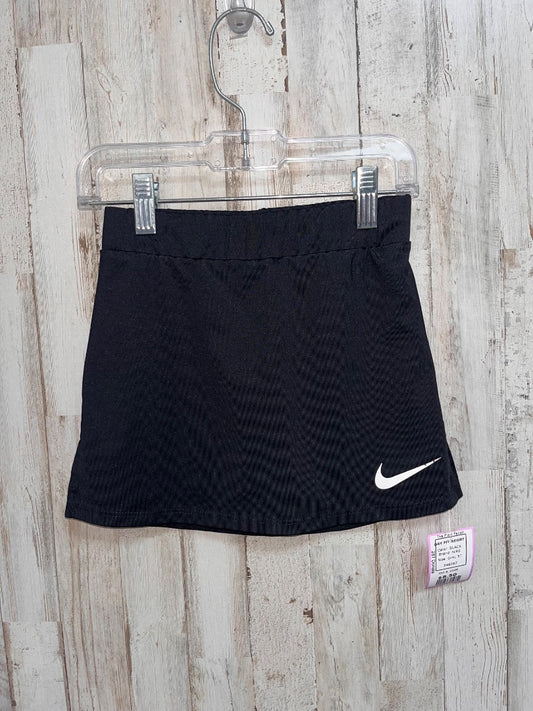 BLACK NIKE DRY FIT SKORT, GIRL 5T