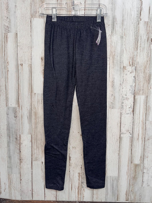 NAVY CAT & JACK CHAMBRAY LEGGINGS, GIRL 8