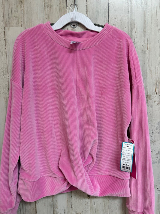 PINK YOGALICIOUS NEW RIBBED TWIST TOP, GIRL 10