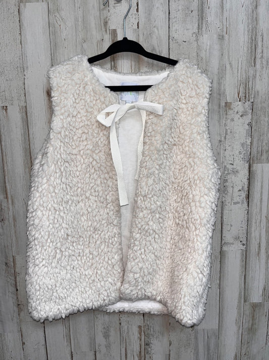 IVORY EYELIT & IVY SHERPA TIE VEST, GIRL 8